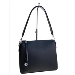 Женская сумка из искусственной кожи, цвет черный