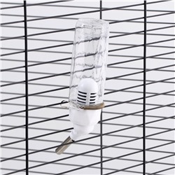 Поилка для грызунов, 80 мл, крепление-пружинка, белая