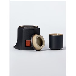 Набор для чайной церемонии ДЖЕКИЧАЙ «Асахи», 4 предмета, на 2 персоны, чашка 50 мл, чайник 180 мл, керамика, чёрный