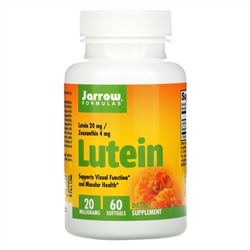 Jarrow Formulas, лютеин, 20 мг, 60 капсул