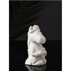 Фигурка для росписи «Лошадка с косой», гипс, 9×5×5 см