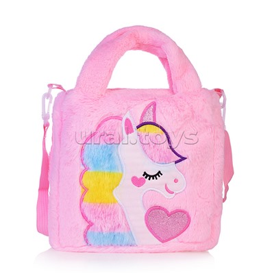 Сумка детская "Сказочный единорог" 23*23*5 см.