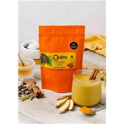 Кедровый напиток Куркума-латте / 120 г / дой пак / Сedro / Сибирский кедр