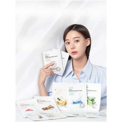 LEBELAGE - МАСКА ТКАНЕВАЯ ДЛЯ ЛИЦА С ЦЕНТЕЛЛОЙ CICA SOLUTION MASK PACK, 25 G
