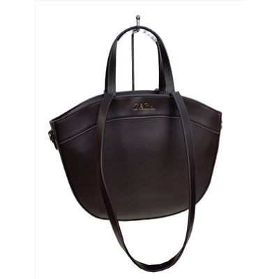 Женская сумка из искусственной кожи, цвет тёмный шоколад