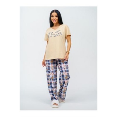 Пижама Фиеста бежевый