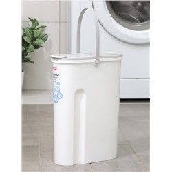 Контейнер для стирального порошка, 5 л, 11×24.6×32 см, серый