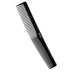 Dewal Расчёска рабочая комбинированная / Эконом CO-6050, пластик, 18 см, черный 2212