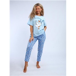 Пижама "Веселина" (Голубой)
