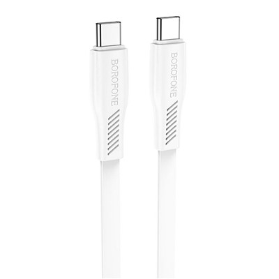 Кабель Type-C - Type-C Borofone BX85 60W 100см 3A  (white)