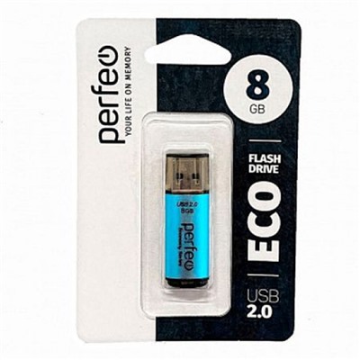 USB-флеш-накопитель PERFEO  8GB E04 Blue economy series PF-E04N008ES Perfeo
