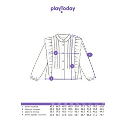 Блузка текстильная для девочек