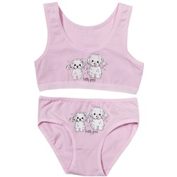 4571/4171PB16 Комплект (топ+трусы) для девочки (Donella)