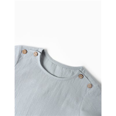 Футболка детская детская MINAKU, рост 68-74 см, серая