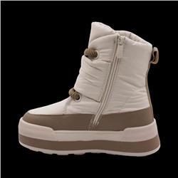 Дутики Q802-2 бежевые