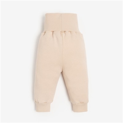 Штаны детские MINAKU, рост 74-80 см, бежевые