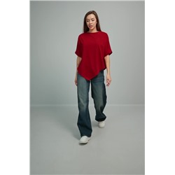 Женская асимметричная футболка Happyfox