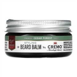 Cremo, Styling Beard Balm, Cedar Forest, 2 oz (56 g)