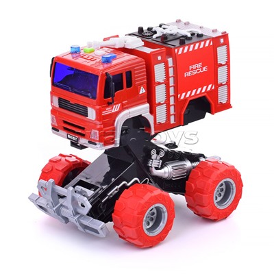 Машина "Пожарная" 1:20 (свет,звук) на батарейках, в коробке