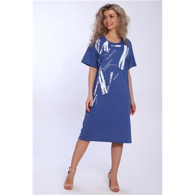 Туника 51109 (Индиго меланж)