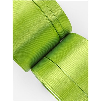 Набор атласных лент, 5 шт., 6/10/20/40/50 мм, 23±1 м, светло-зелёный