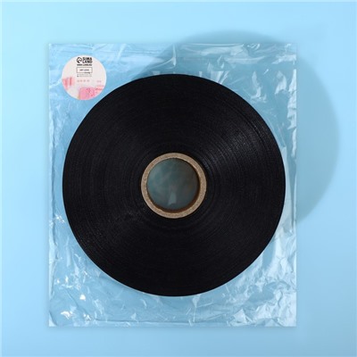 Лента для этикеток, 30 мм, 200 м, чёрная