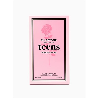 Парфюмерная вода женская Milestone TEENS PINK FLOWER, 100 мл (мотив VictSecTearsSugarFleur)