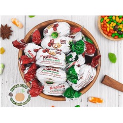 Конфеты "Клюква с грецким орехом" глазированные