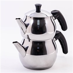 800-305  Чайник металлический 1,5л Kure нерж/ст/пласт (х6)