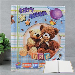 Фотоальбом магнитный 20 листов Мишка / 2016 /уп 40/микс 4 вида
