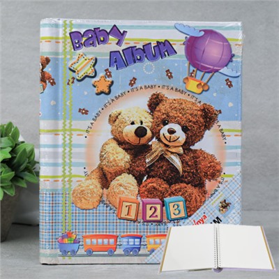 Фотоальбом магнитный 20 листов Мишка / 2016 /уп 40/микс 4 вида