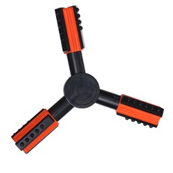 Распылитель 3-лепестковый, под коннектор, на пике, пластик, TRIO