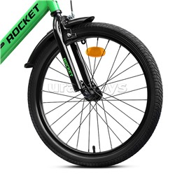 Велосипед 20" Rocket Juster, цвет зеленый