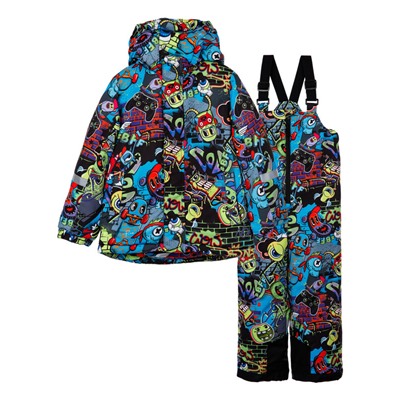 Комплект текстильный с полиуретановым покрытием для мальчиков: куртка, полукомбинезон