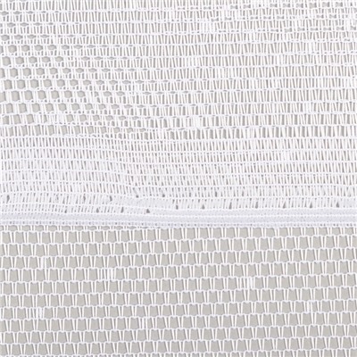 Тюль на кухню без шторной ленты 170×170 см, цвет белый, 100% полиэстер