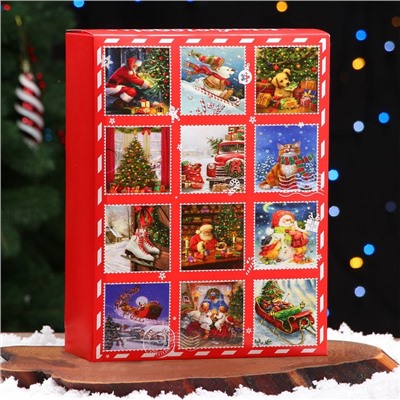 Чай подарочный адвент-календарь «Новогодняя почта», 215 г