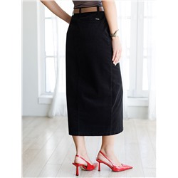 Юбка из эластичного микро-вельвета