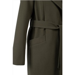 01-11983 Пальто женское демисезонное (пояс)