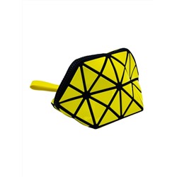 “‣”  COSMETIC BAG - РОМБОВИДНАЯ КОСМЕТИЧКА ПЕНАЛ ЖЕЛТАЯ COSMETIC BAG YELLOW, 1 ШТ.