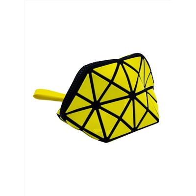 “‣”  COSMETIC BAG - РОМБОВИДНАЯ КОСМЕТИЧКА ПЕНАЛ ЖЕЛТАЯ COSMETIC BAG YELLOW, 1 ШТ.