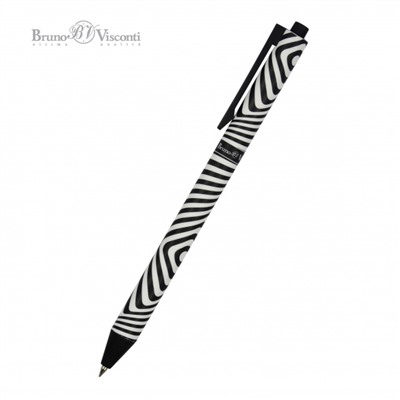 Ручка автоматическая шариковая 0.5мм "ArtClick. Оптическая иллюзия" синяя 20-0281/20 Bruno Visconti