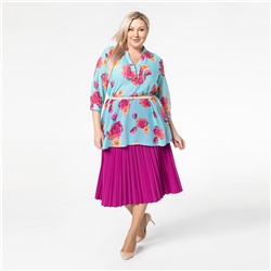 Туника, текстиль, голубой