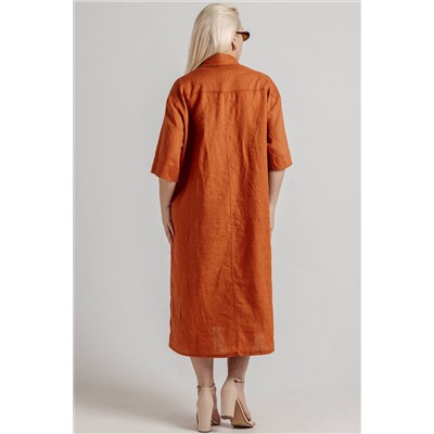 Платье  8801/04/Терракотовый