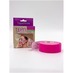 “‣”  TAPETIME - ТЕЙП ДЛЯ ЛИЦА И ТЕЛА КИНЕЗИОЛОГИЧЕСКИЙ 2,5 СМ * 5 М РОЗОВЫЙ