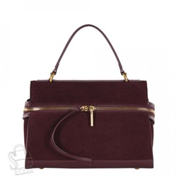 Сумка женская кожаная 68882BDAA wine red Baidou в Новосибирске