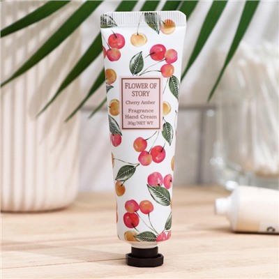 Крем для рук «Малина, белоцветник, фиалки» увлажняющий, 30 мл МИКС