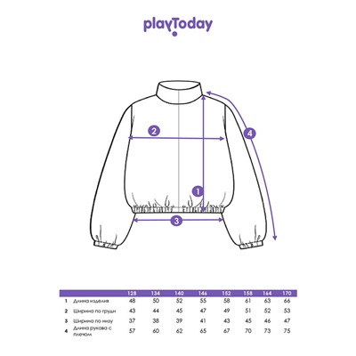 Куртка текстильная с полиуретановым покрытием для девочек (ветровка)