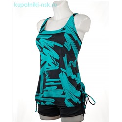 24070 Q Купальник раздельный танкини (44-52)