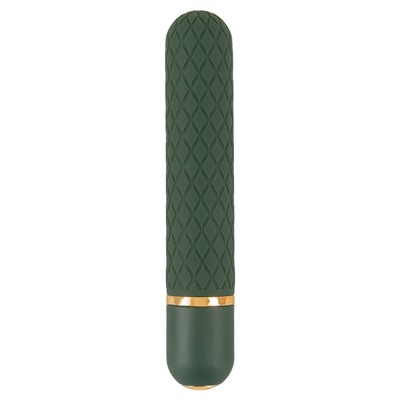 Зеленый мини-вибратор Luxurious Bullet Vibrator - 12,6 см.