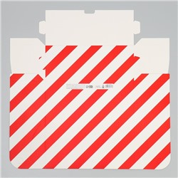 Коробка подарочная новогодняя складная «С Новым годом!», 25×25×10 см